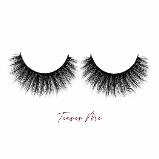 Teases Me — 15mm Wispy Flirty 3D Mink Lashes