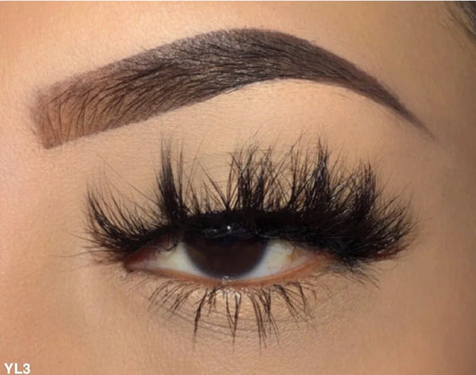 YL3 — 15mm Natural Wispy 3D Mink Lashes
