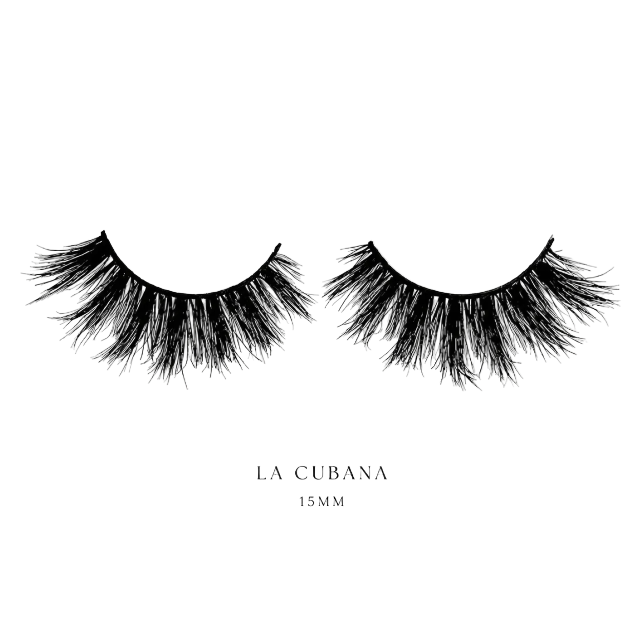 La cubana — 15mm Bold 3D Handmade Lashes
