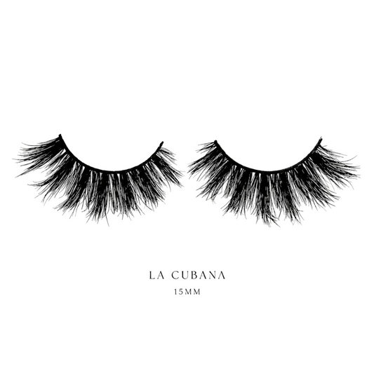 La cubana — 15mm Bold 3D Handmade Lashes