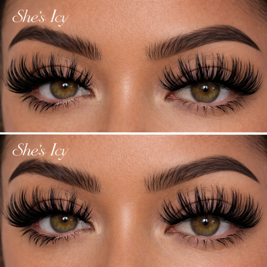 She's icy — 15mm Bold Dramatic Faux Mink Lashes