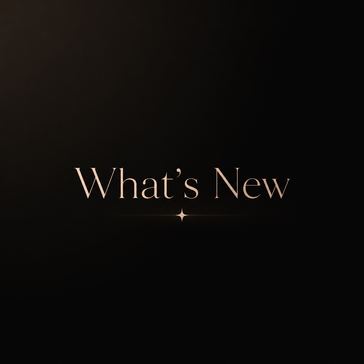 What’s New