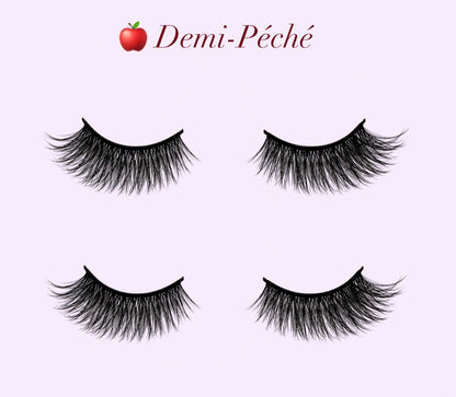 🍎 Demi-Péché — Half-Eye Corner Lashes