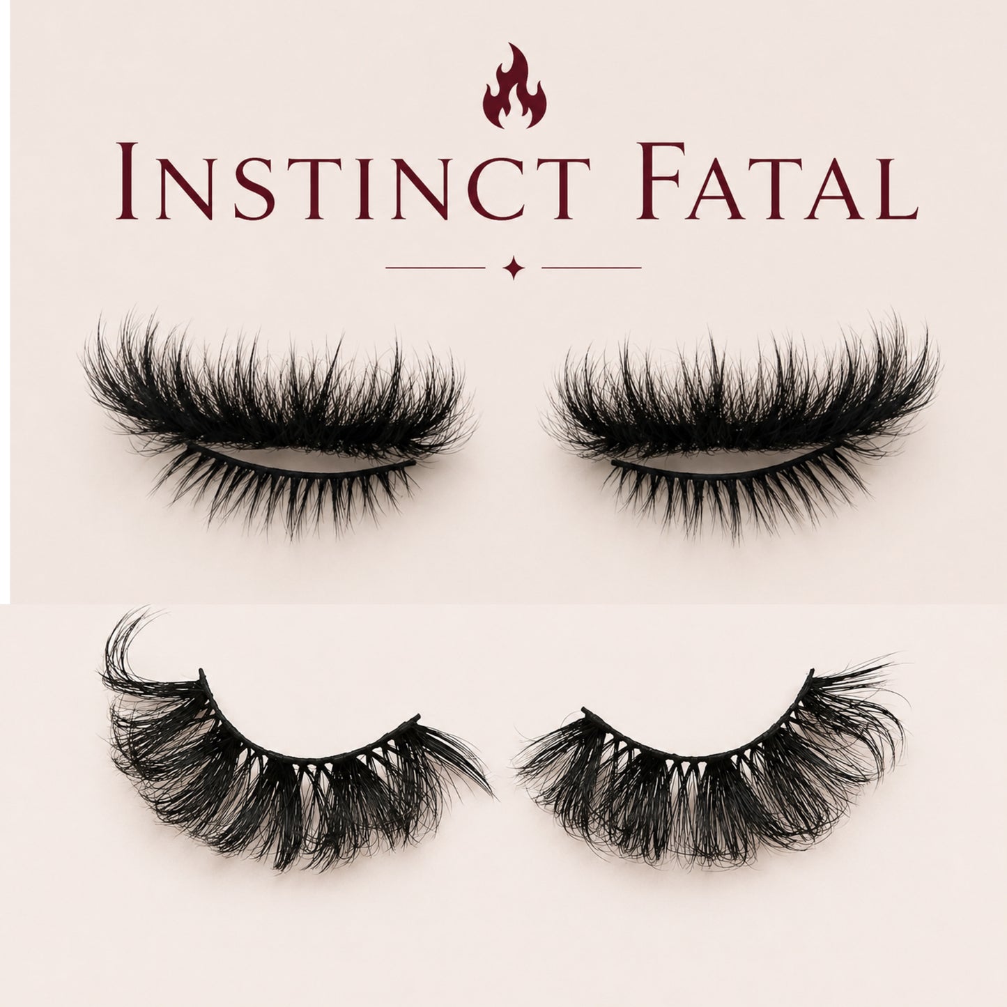 🔥 Instinct Fatal — 25mm Full Feathered Lashes