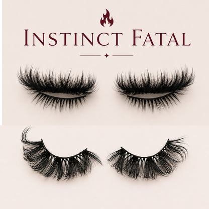 🔥 Instinct Fatal — 25mm Full Feathered Lashes