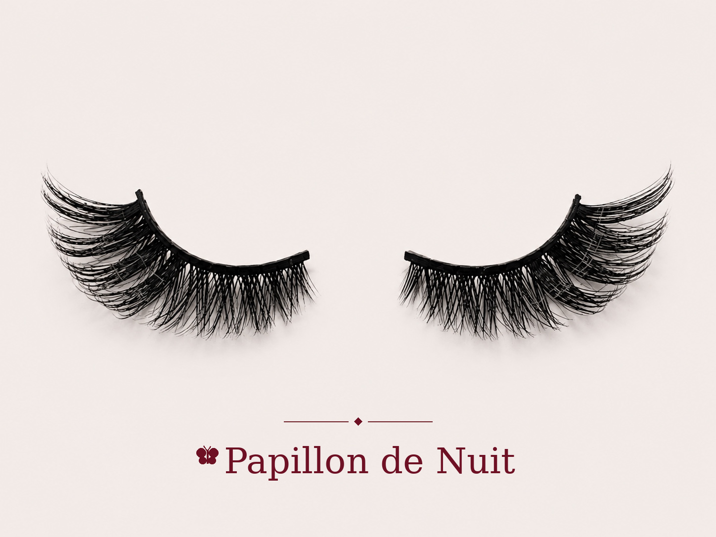 🖤 Papillon de Nuit — 15mm Wispy Cat-Eye Lashes