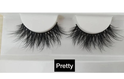 Pretty — 15mm Soft Glam 3D Mink Lashes