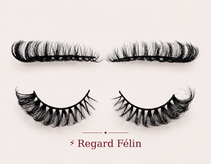 ⚡ Regard Félin — 8-16mm Soft Wispy Cat-Eye Lashes