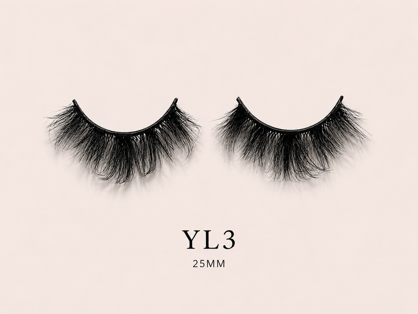 YL3 — 15mm Natural Wispy 3D Mink Lashes