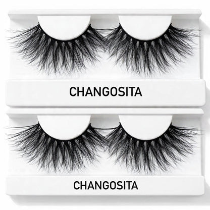 Changosita — 25mm Bold Dramatic Faux Mink Lashes